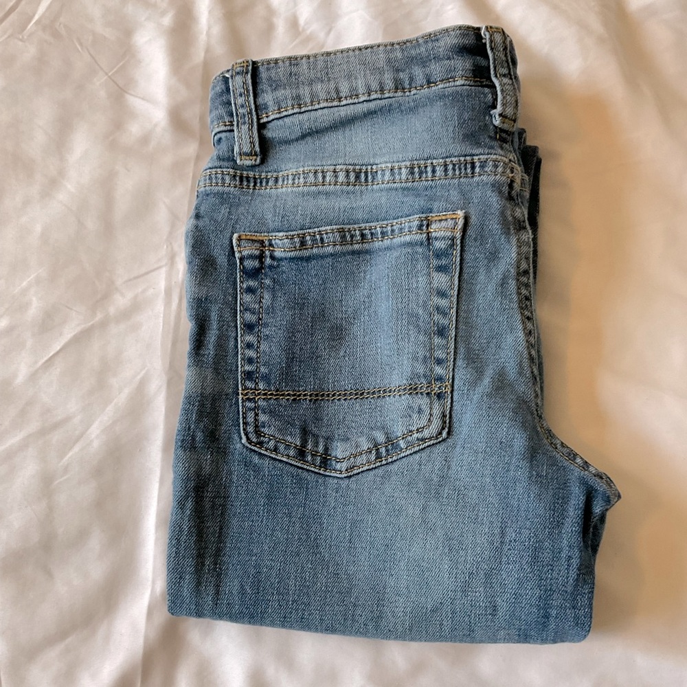 CAT & JACK KIDS STRAIGHT LEG STRETCH JEANS SIZE 10